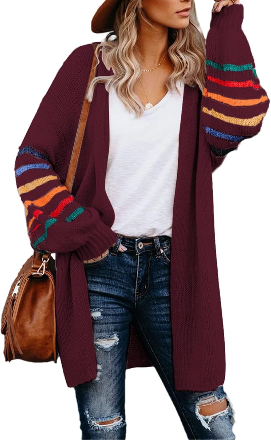 Dokotoo Women's Long Open Front Cardigans for Stylish Comfort