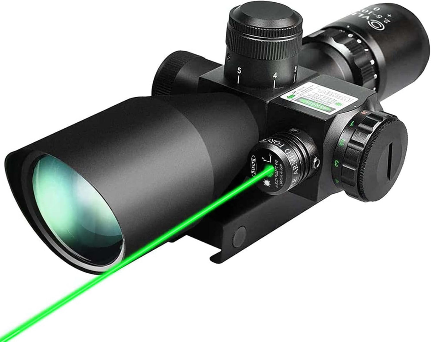 CVLIFE 2.5-10x40e Red & Green Illuminated Scope Review