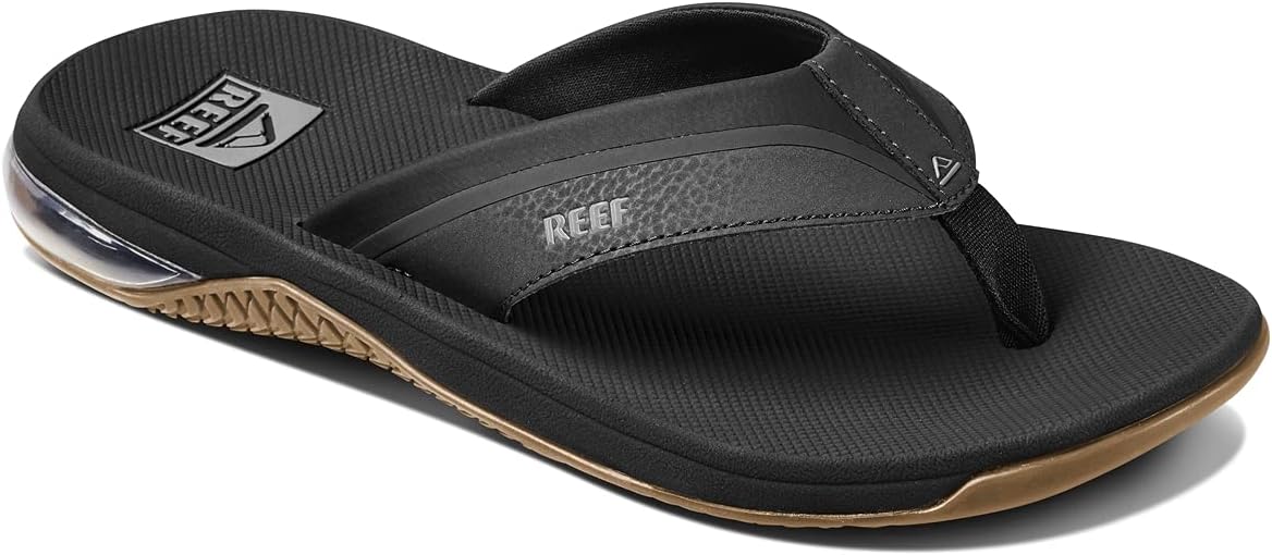 REEF Anchor Men's Beach Flip Flop with Cushioning Heel Airbag