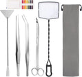 Luxiv Aquarium Aquascape Tools Kit 6-in-1 - Complete Plant Care Set