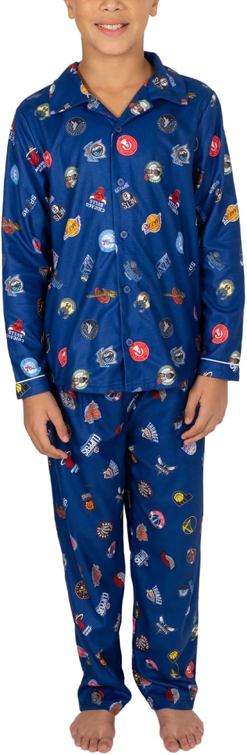 Ultra Game Youth NBA Official Pajamas Set for Comfort and Style