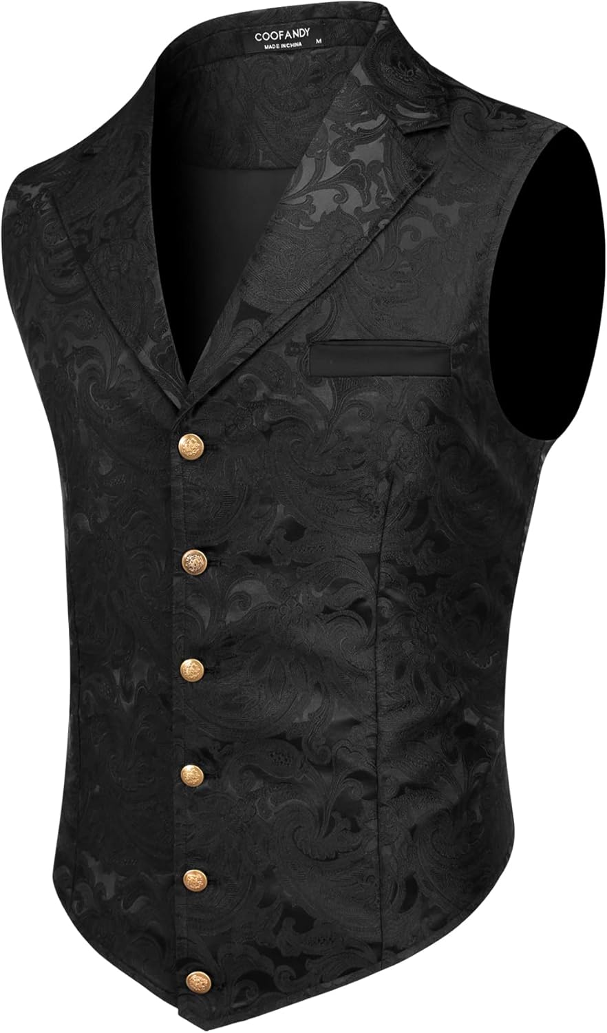 Stylish COOFANDY Mens Suit Vest for Gothic and Formal Events