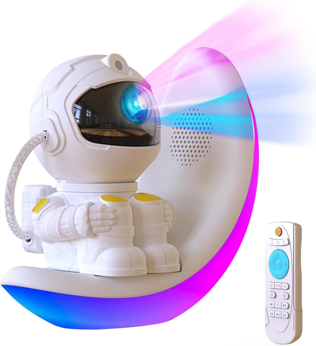 Astronaut Galaxy Projector - Night Light & Speaker