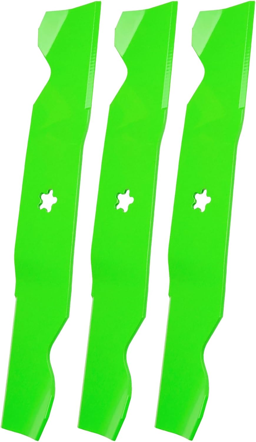 Medium Lift Blades for 54in Deck Hu sqvarna Lawn Mowers - 3 Pack