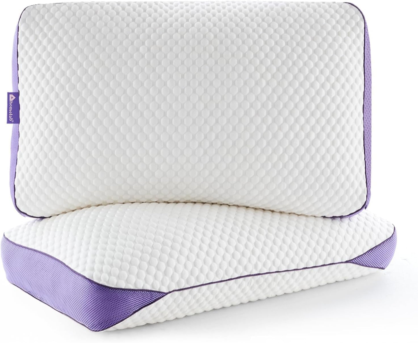 HOMELAB Adjustable Shredded Memory Foam Pillows for Sleep