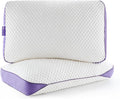 Adjustable Shredded Memory Foam Pillows King Size - Cooling, Removable