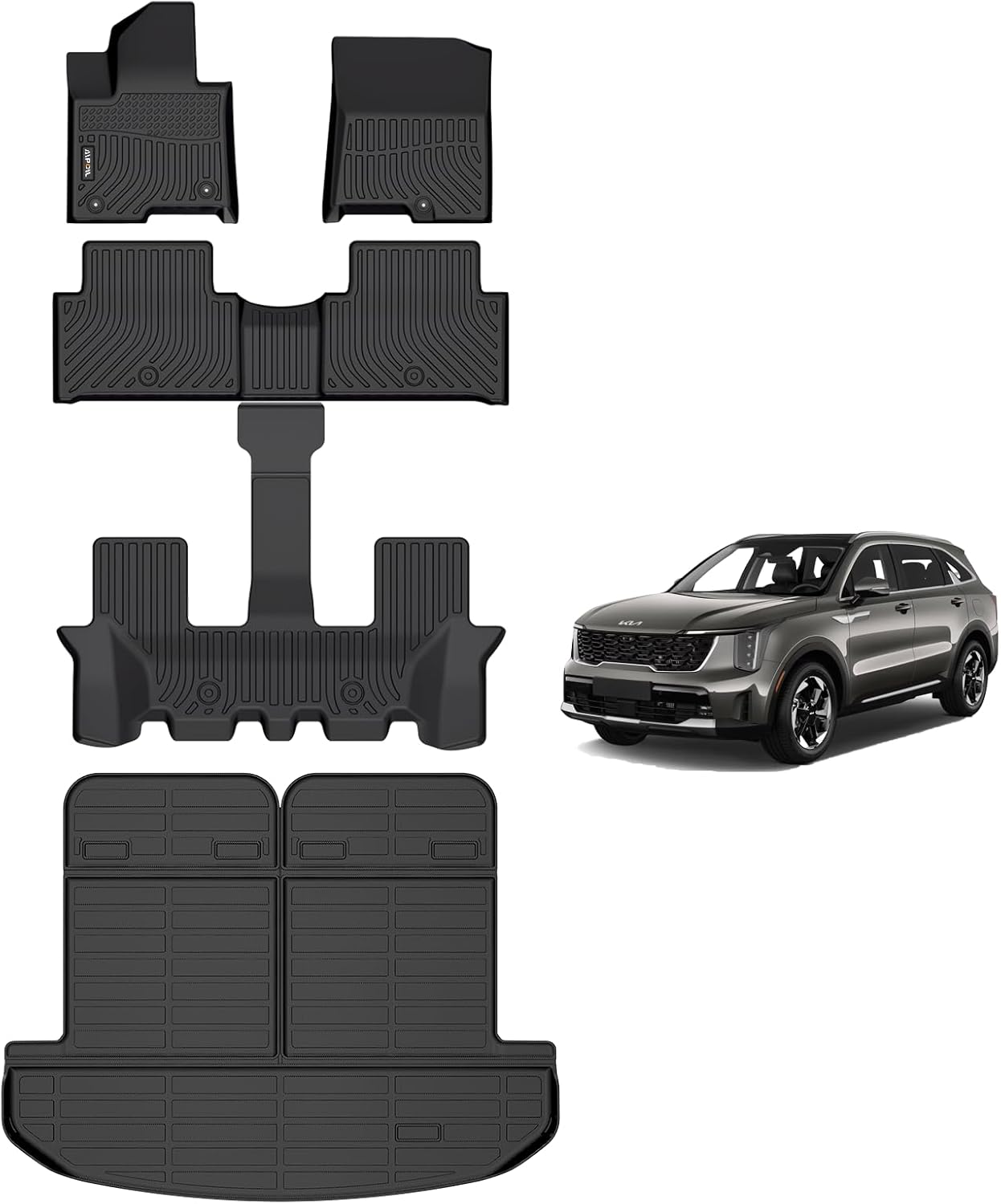 Custom Fit AIPOIL Floor Mats for 2021-2025 Kia Sorento Hybrid