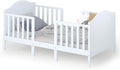 Costzon 2 in 1 Convertible Toddler Bed - Converts to Chairs for Play