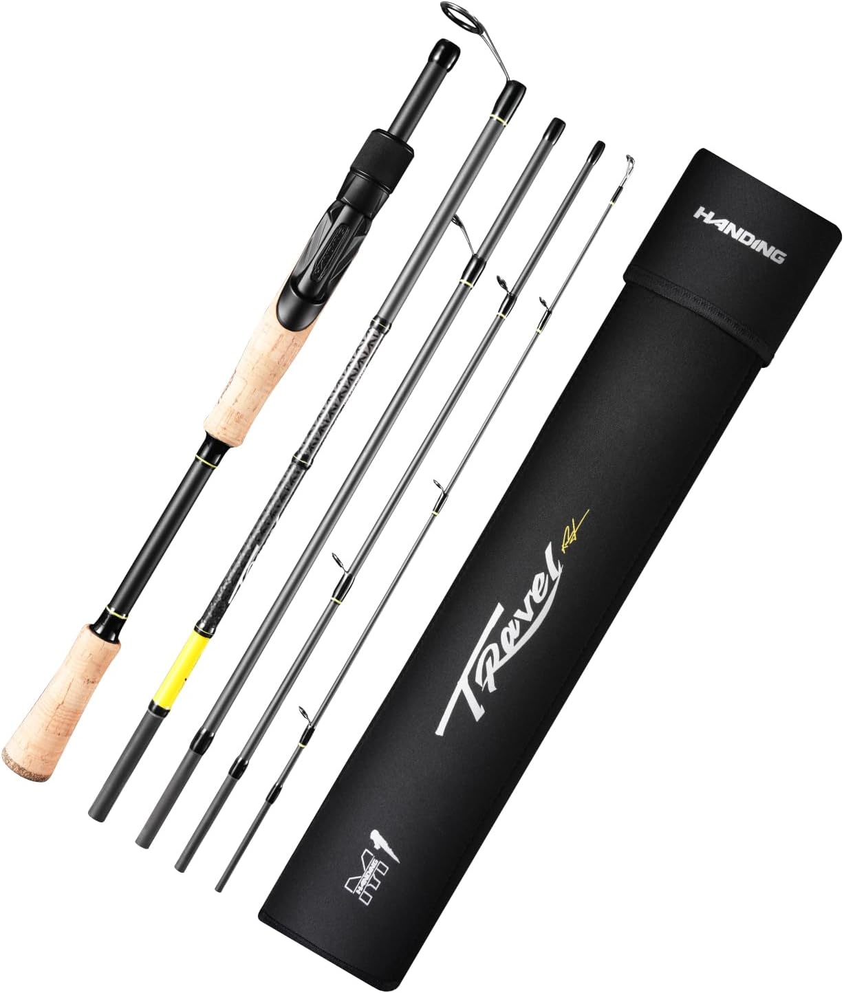M1 Travel Fishing Rod: Portable Spinning & Casting Design