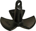 MarineNow Black PVC River Anchor - Secure Hold in Mud & Sand