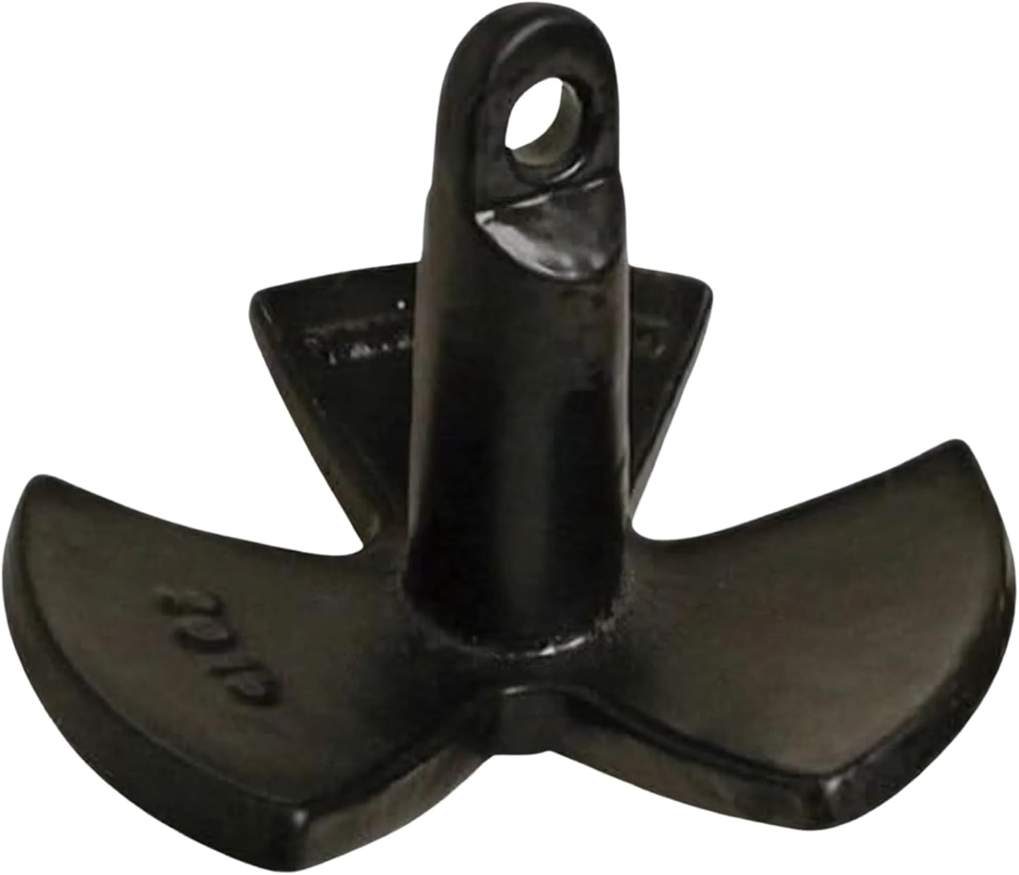 MarineNow Black PVC Vinyl Coated River Anchor for Secure Hold
