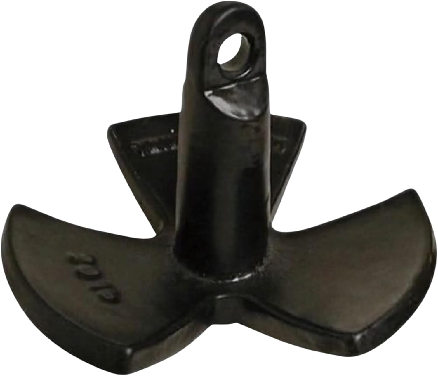 MarineNow Black PVC Vinyl Coated River Anchor for Secure Hold