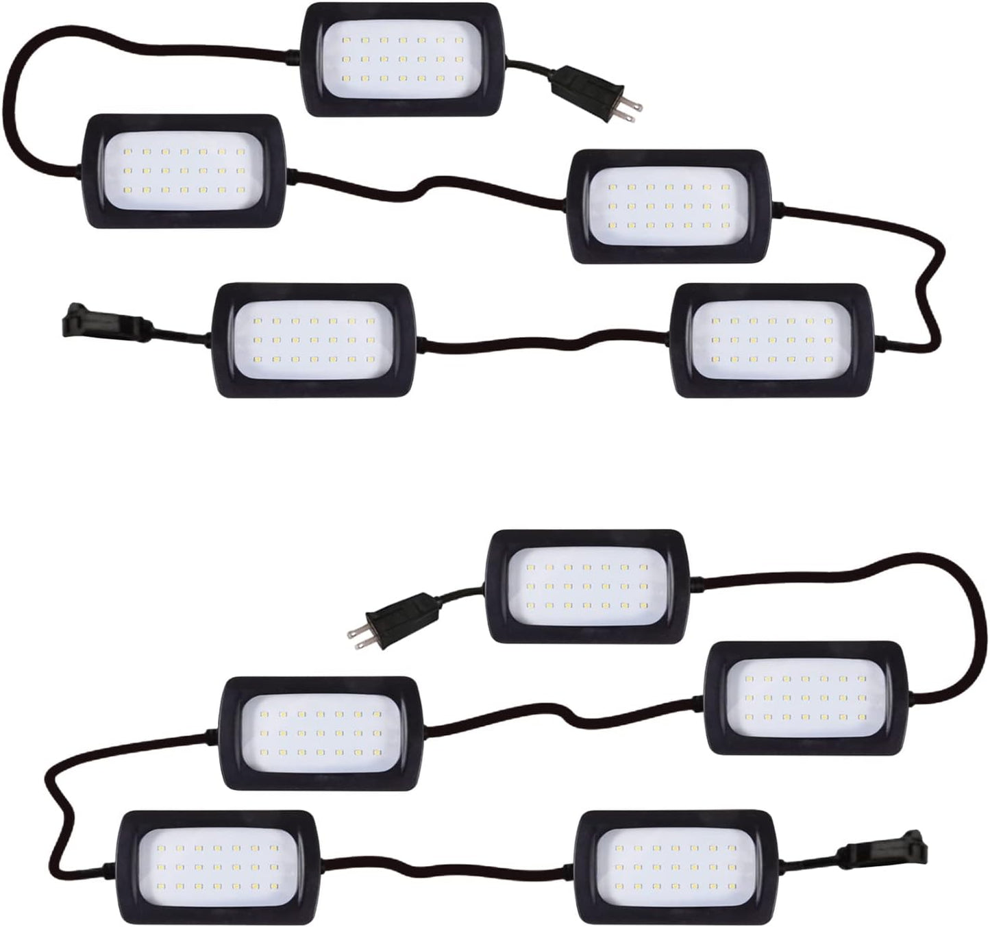 Owleye 50FT LED String Work Light - 8000LM Waterproof Design