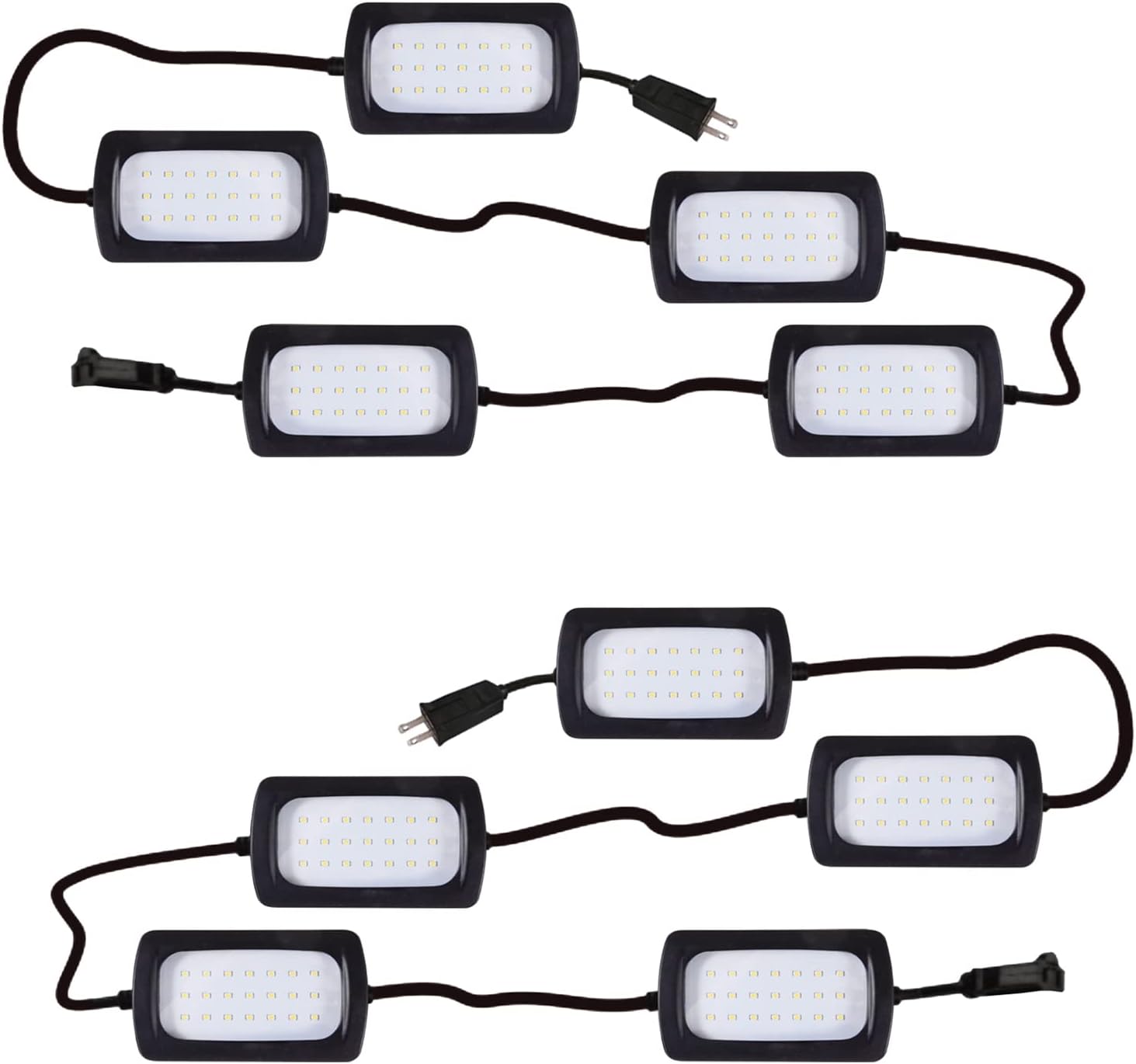 Owleye 50FT LED String Work Light - 8000LM Waterproof Design