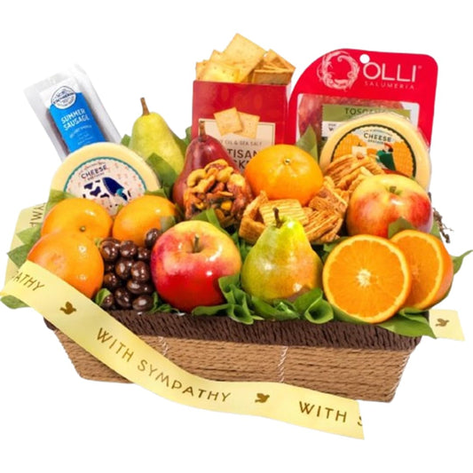 Sympathy Sweet & Savory Farmstead Gift Basket for Every Occasion