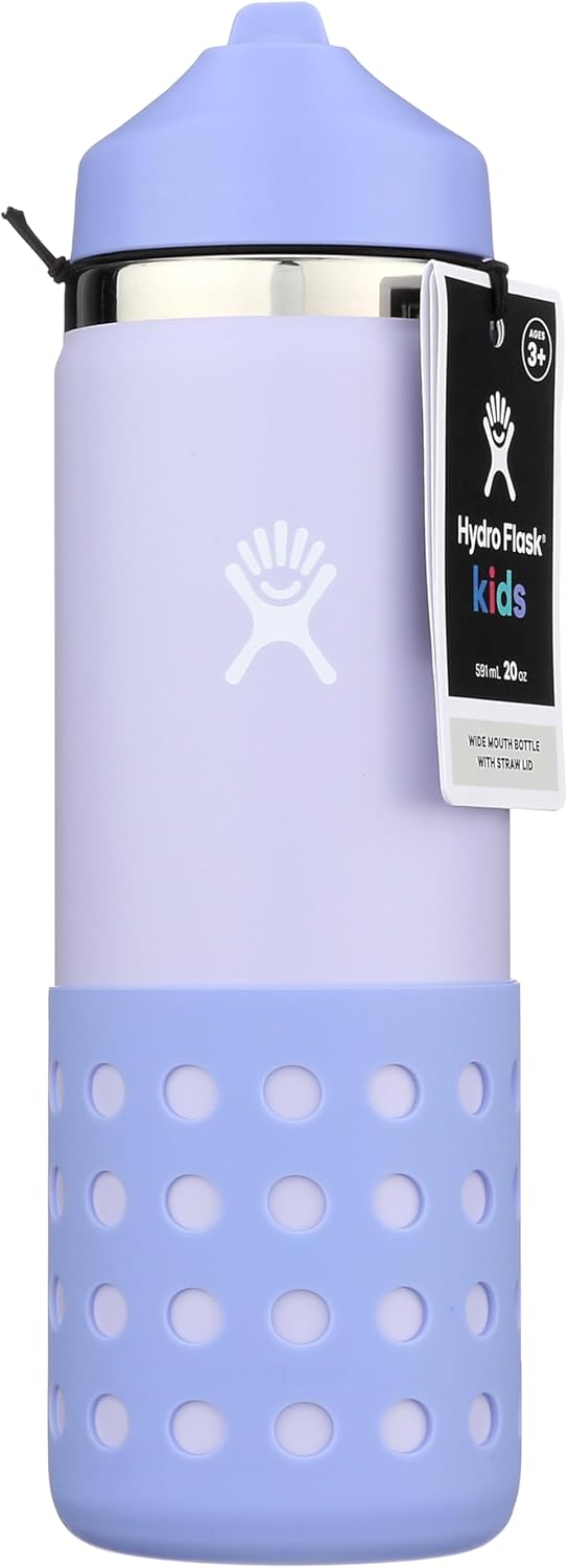 Hydro Flask 20 Oz Kids Wide Mouth Straw Cap Wisteria Review