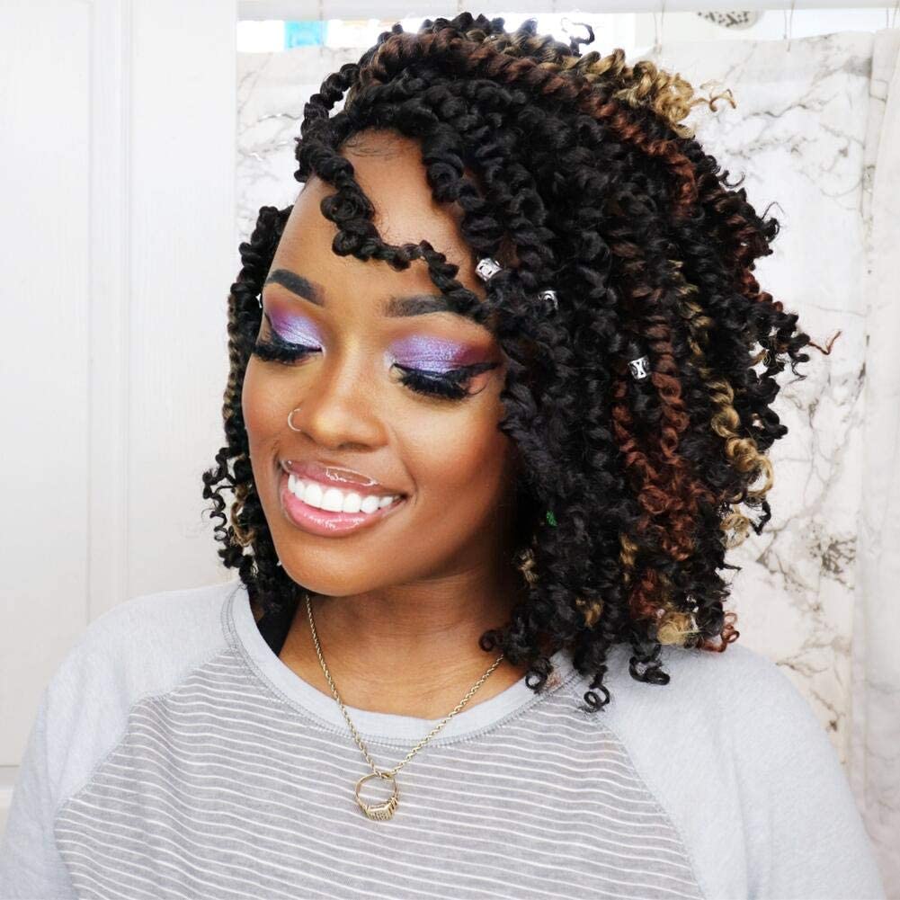 Tiana Passion Twist Hair - 12 Inch Pre-twisted Crochet Braids