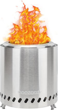 Portable Table Top Fire Pit with Stand - Compact Low Smoke Outdoor
