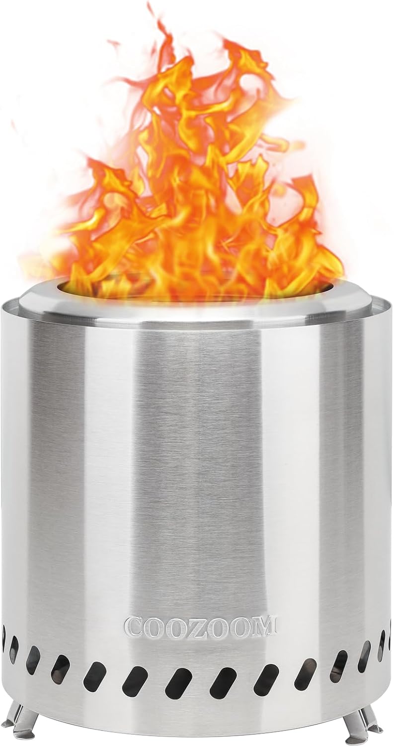 Portable Table Top Fire Pit for Outdoor Camping and Gatherings