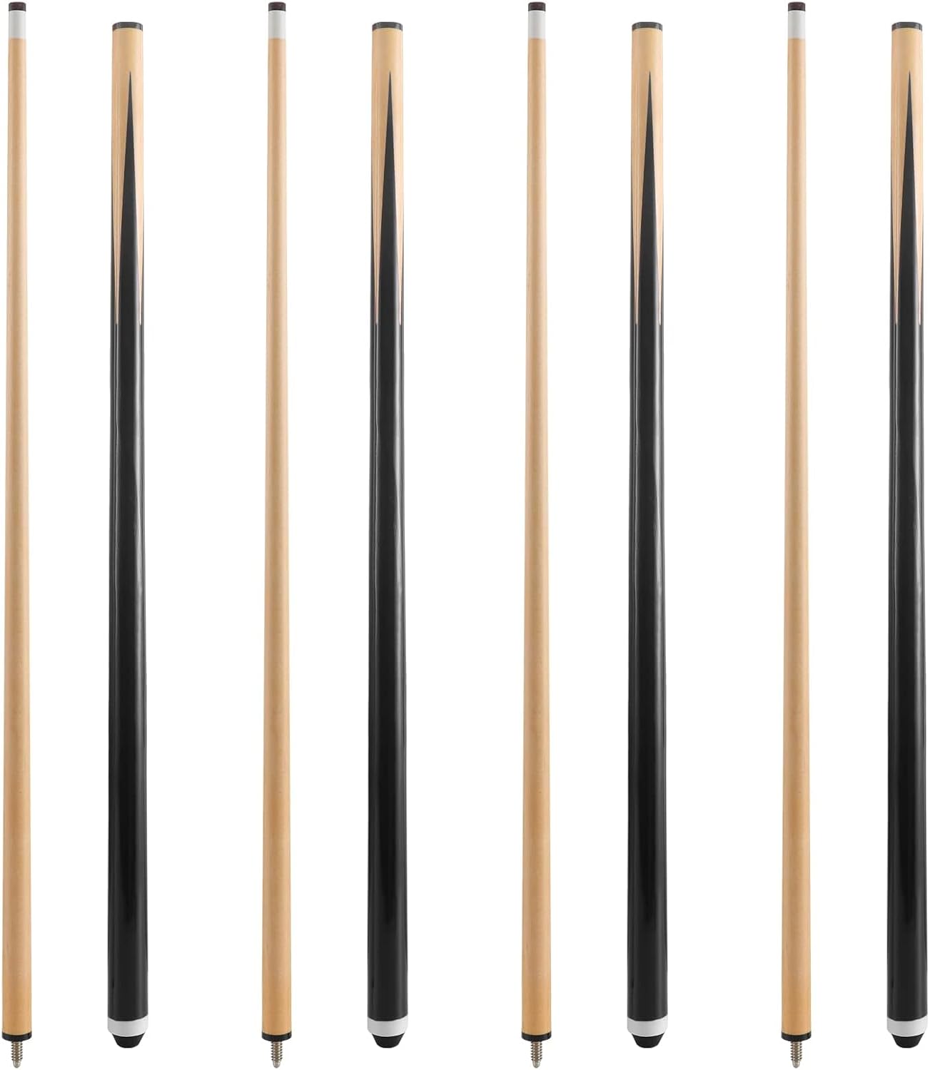 Pool Cue Stick Set of 2 or 4 for Beginners - 58 in Length