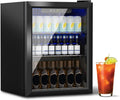 1.6 Cu.Ft Mini Fridge for 70 Cans - Compact Beverage Refrigerator