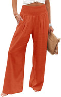 Angerella Womens Elastic High Waisted Palazzo Pants (Style 4K88)