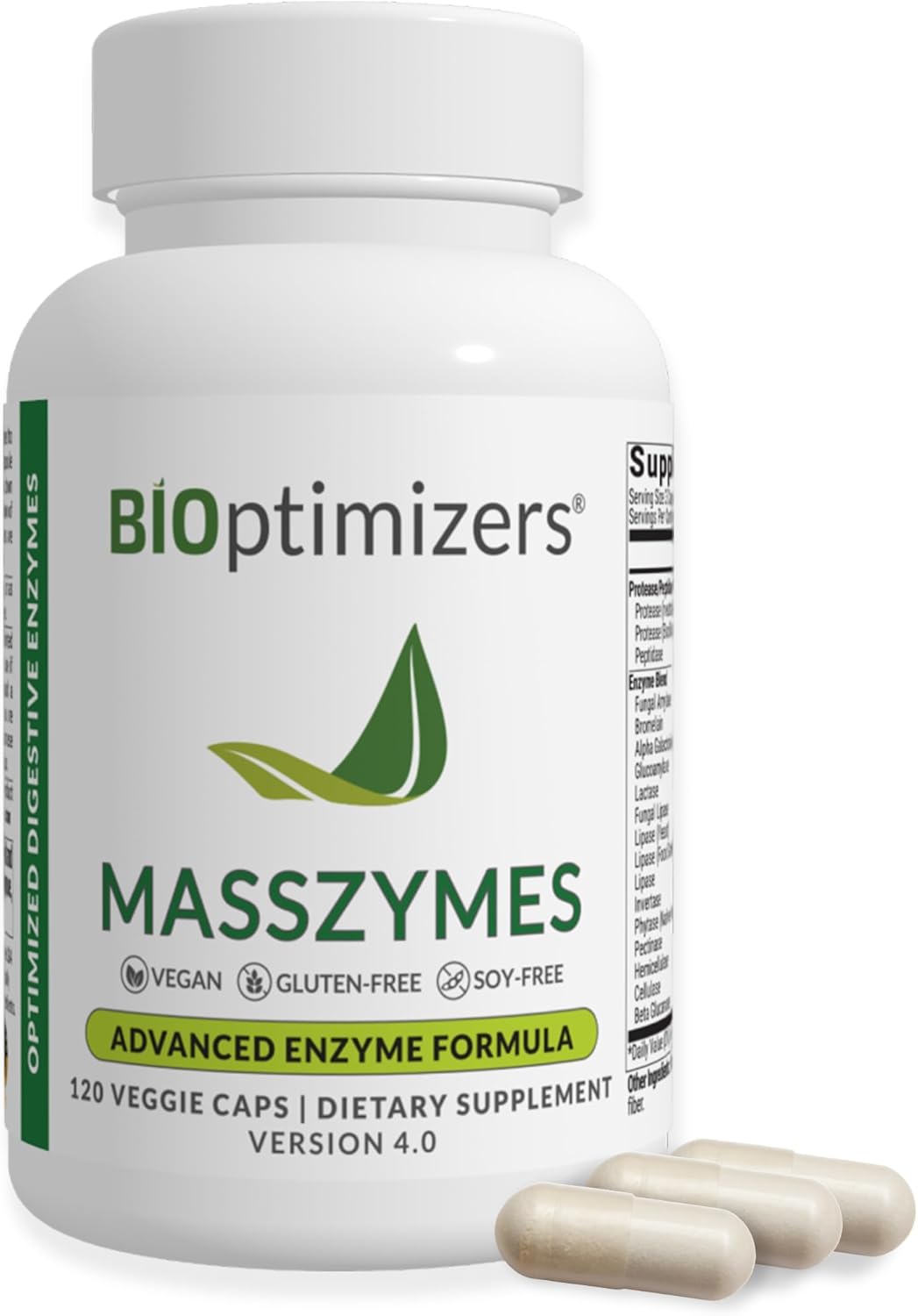 MassZymes Digestive Enzymes for Gut Health and Bloating Relief