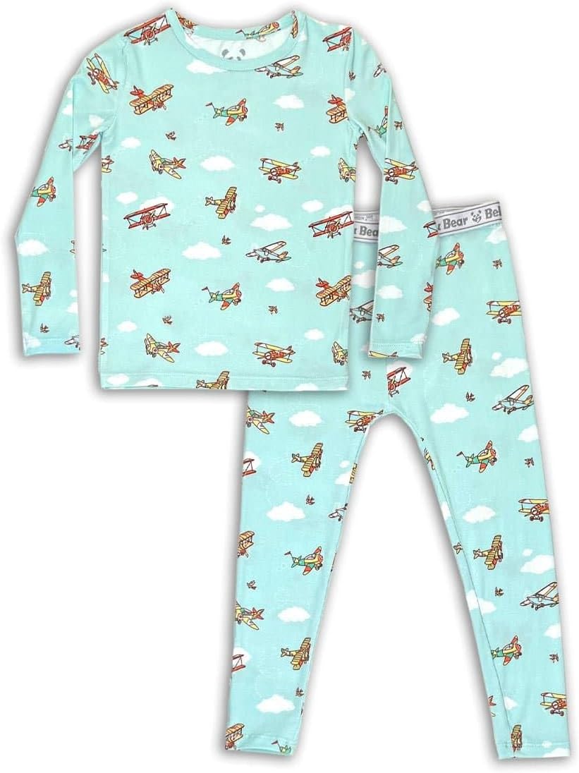Bellabu Bear Two-Piece Pajama Set for Boys & Girls - Perfect Fit