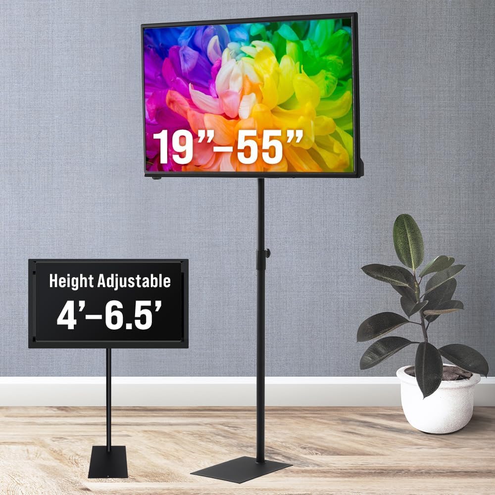 Japard Extra Tall TV Stand for 19-55 inch LCD LED Panels