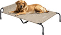 Elevated Dog Bed with Headboard - Breathable Outdoor Raised Cot
