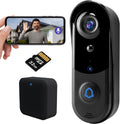 AI Human Detection Wireless Doorbell: No Fees, Night Vision, 2-Way Audio
