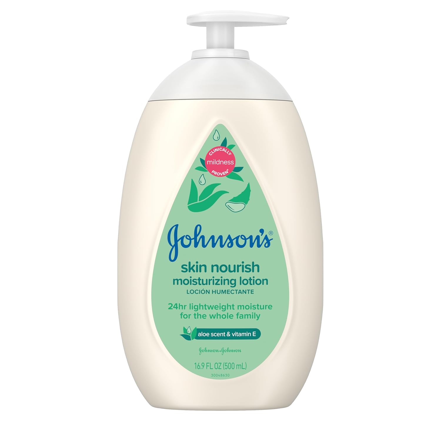 Johnson's Skin Nourish Baby Lotion, Aloe Vera & Vitamin E, Gentle Hydration