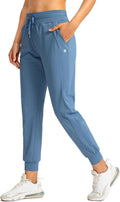 G Gradual Women's Joggers High Waisted Tapered Sweatpants - Soft Track
