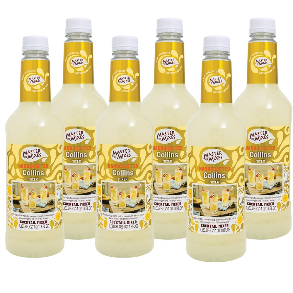 Master of Mixes Collins Drink Mix - Perfect for Home Bartenders