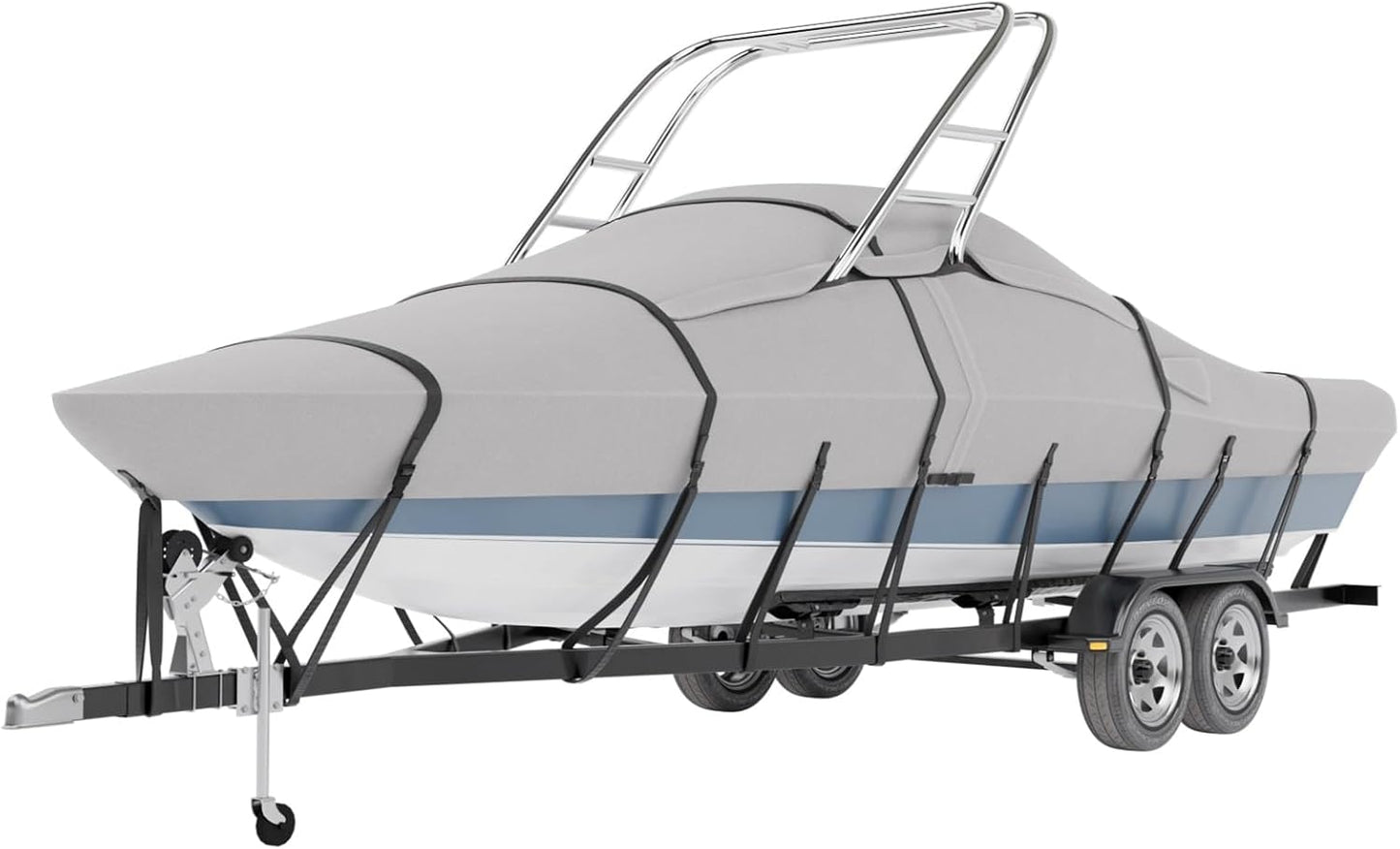 900D Waterproof Ski & Wakeboard Tower Boat Cover for 22ft-24ftL