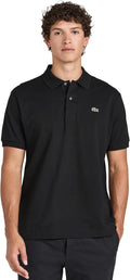Lacoste Men's Short Sleeved Ribbed Collar Polo - Slim to Classic Fit