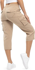 TBMPOY Womens Cargo Capris Lightweight Hiking Pants - Quick Dry hot
