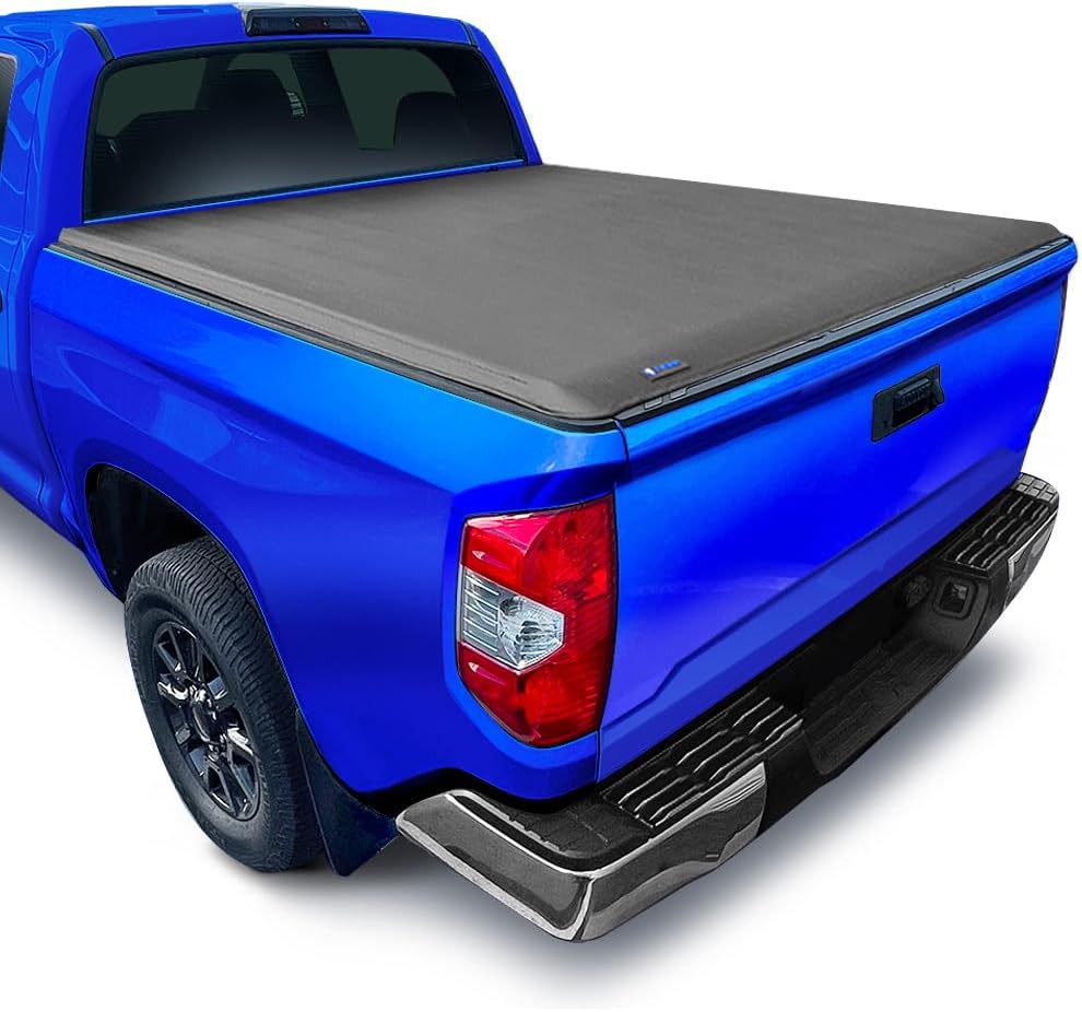 Tyger Auto T1 Soft Roll Up Truck Bed Tonneau Cover for Tundra