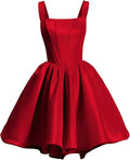 Yexinbridal Satin Homecoming Dress for Teens - Short A-line