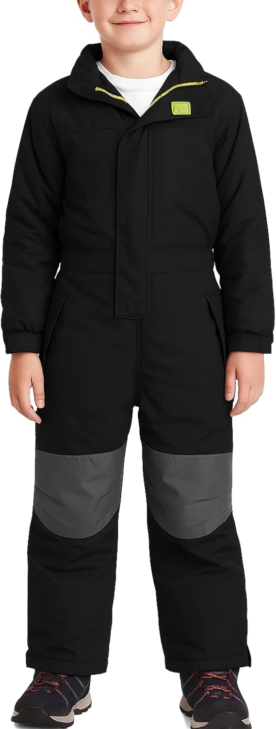 Kids Snow Suit - Waterproof Insulated Winter Jumpsuit Coveralls