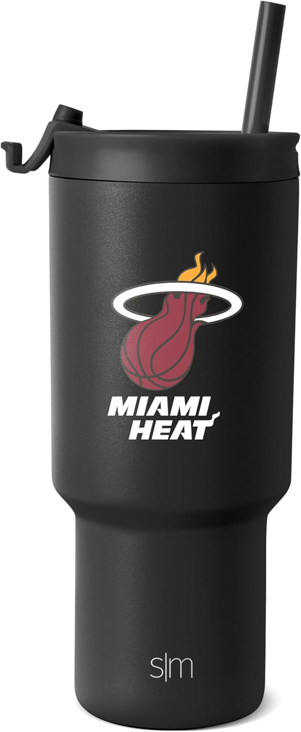 Officially Licensed NBA 30oz Tumbler for Miami Heat Fans