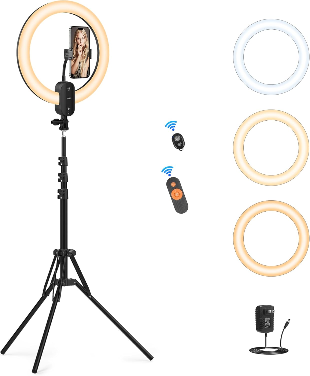 12in Selfie Ring Light with Tripod for Vlog and Makeup