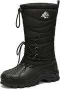 Men's Snow Boots Waterproof Non-Slip Outdoor Hiking Warm Fur Boots