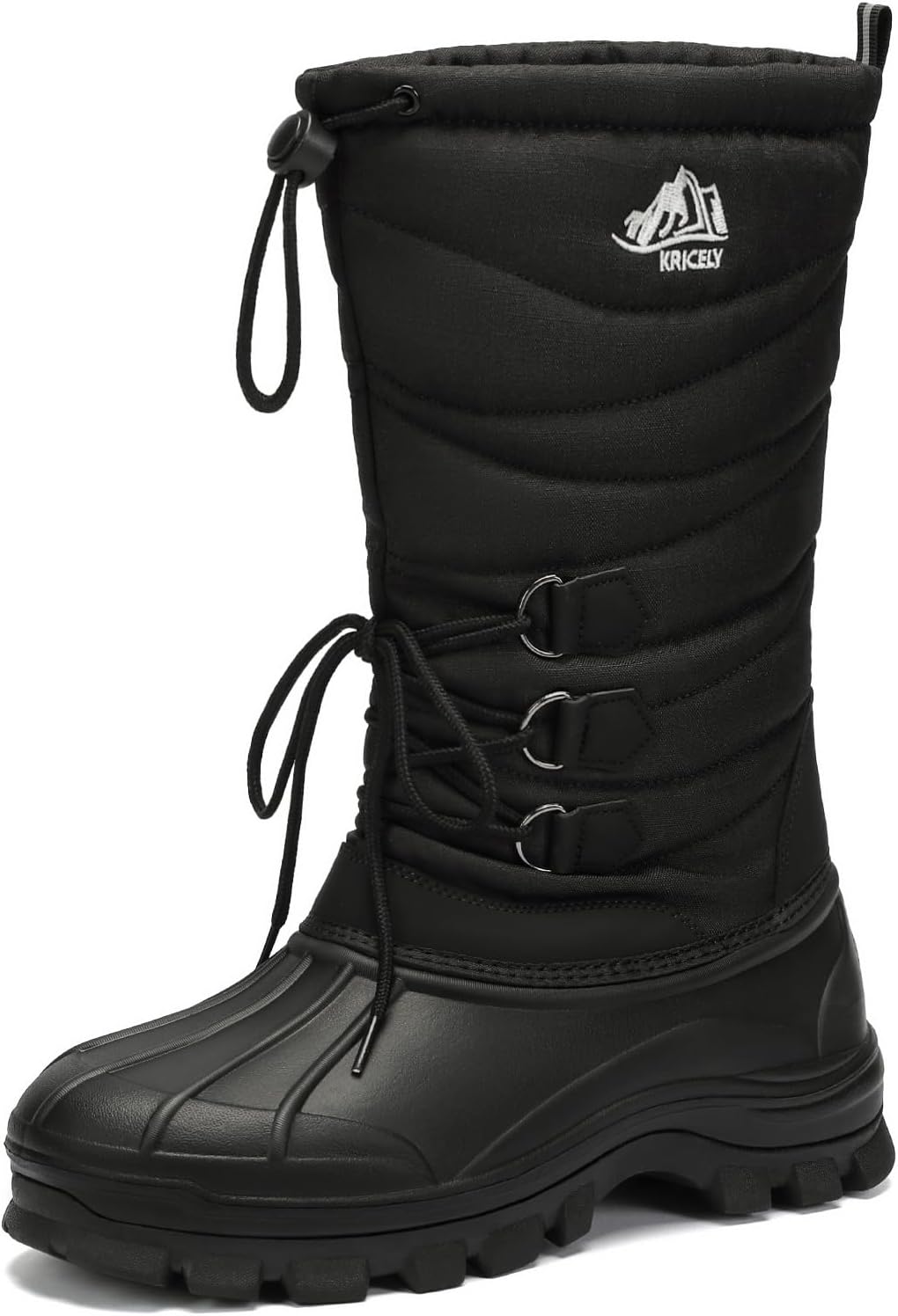 Kricely Men's Snow Boots: Waterproof, Warm, and Comfortable
