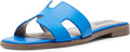 Women's Hadyn Flat Sandals - Leather Laser-Cut Dressy Flats