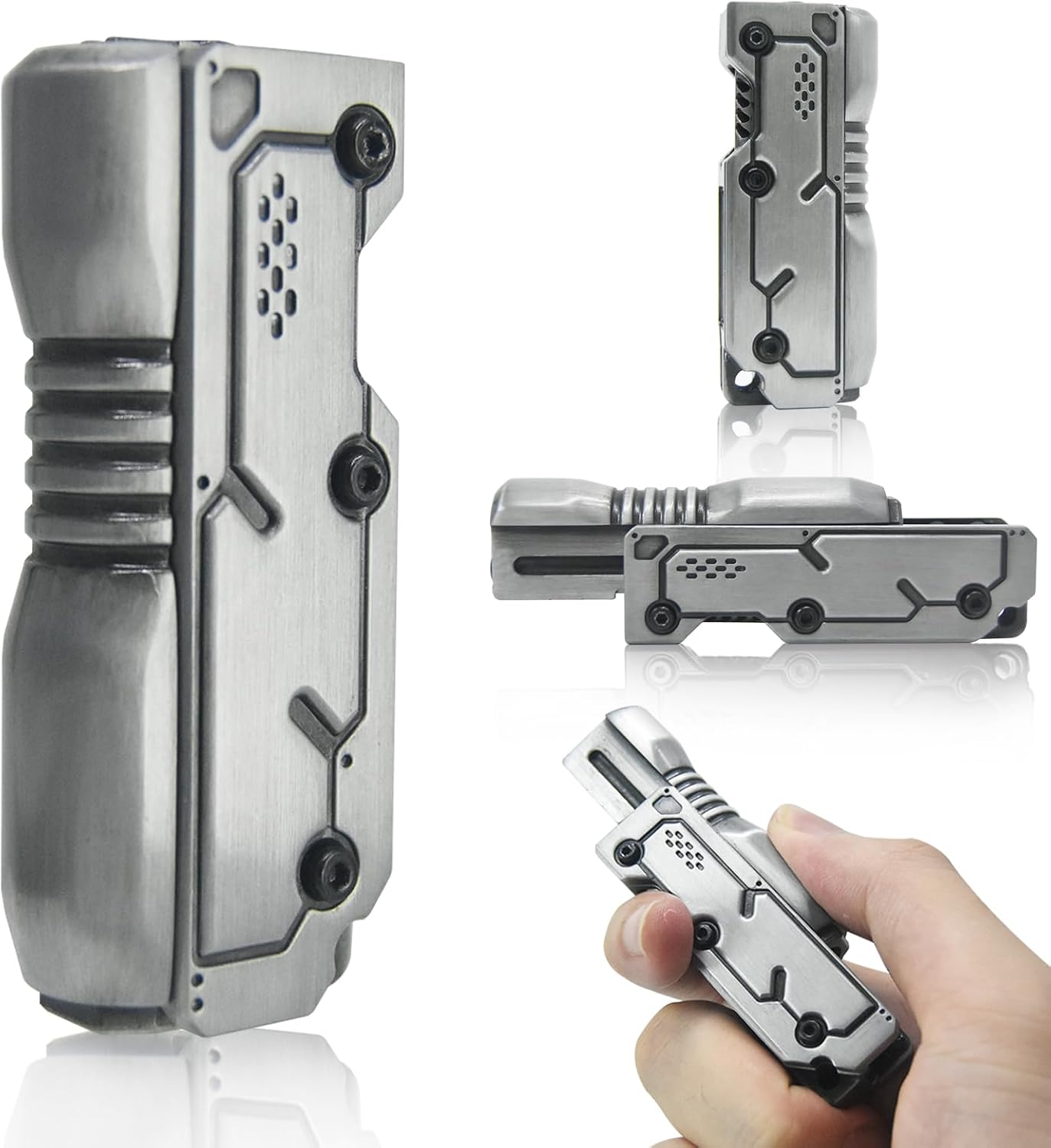 Machine Soul Fidget Slider - Premium Metal Stress Relief Toy