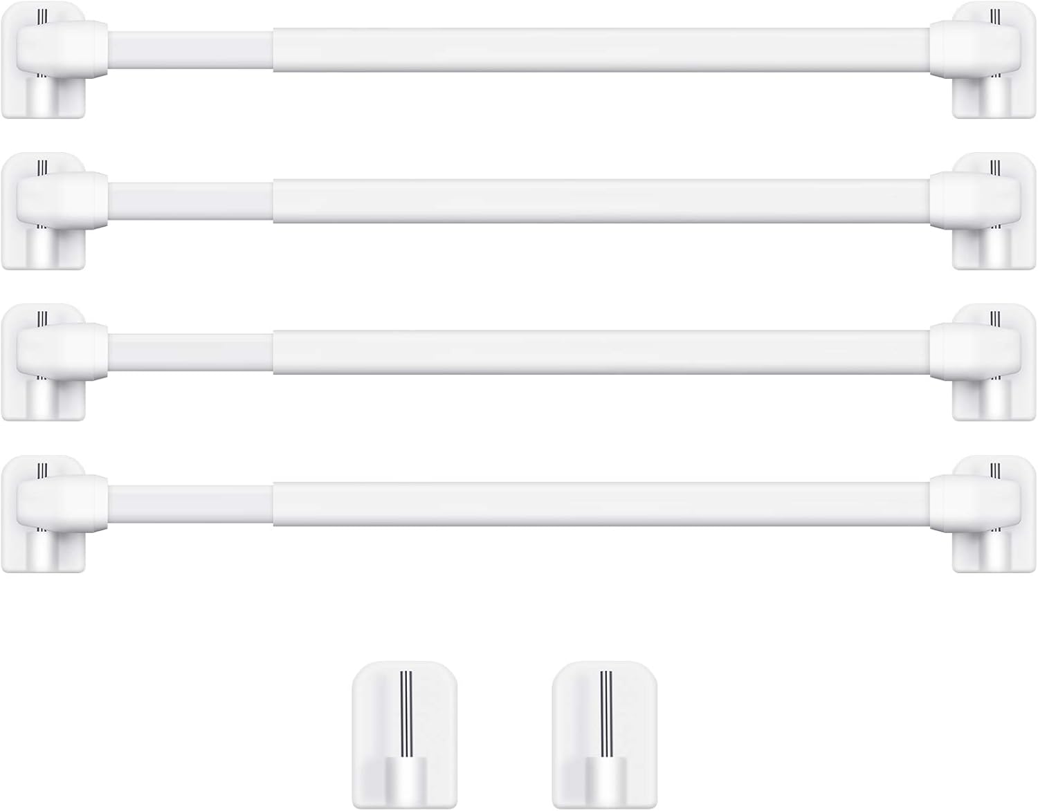 Extendable Curtain Rod Set - Easy Installation & Space Saving