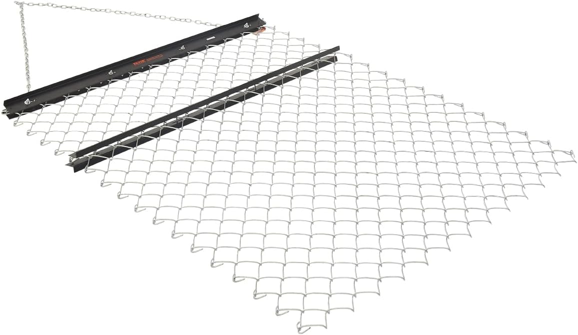 VEVOR Drag Harrow 4 x 5 ft Chain Harrow for Landscape Leveling