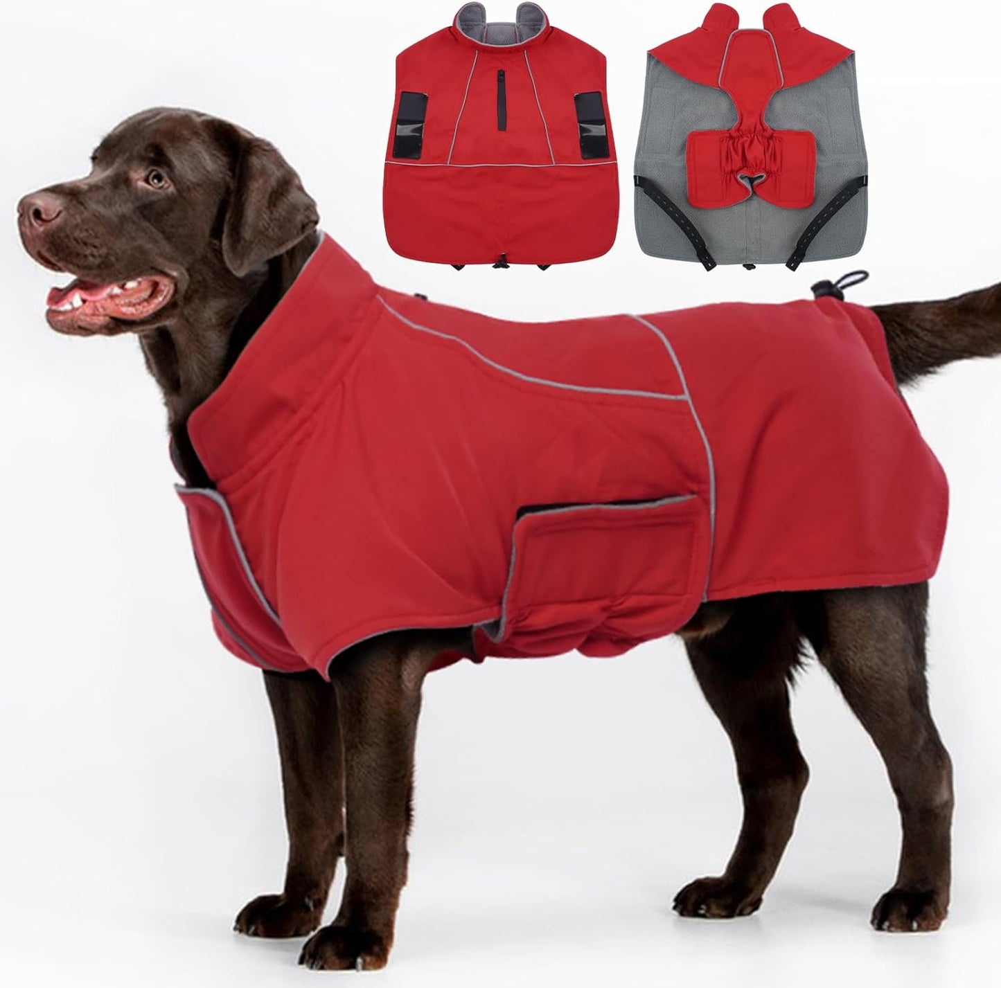 MIGOHI Dog Coat Waterproof Winter Jacket for Cold Weather Adventures