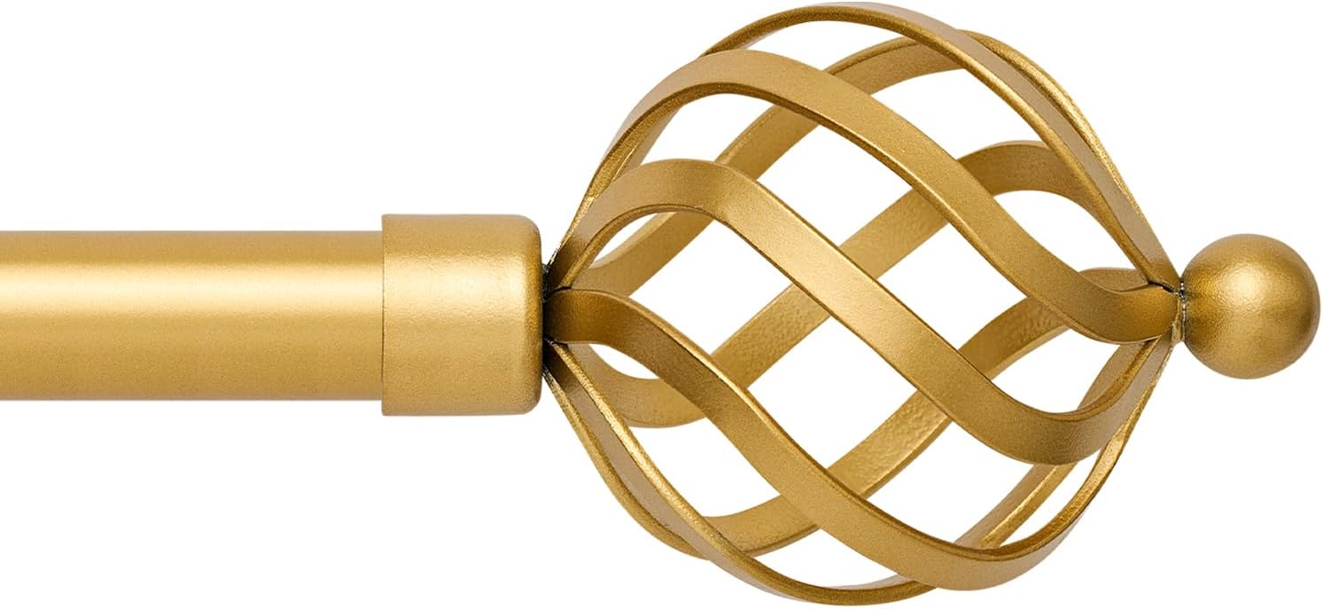 Adjustable Heavy Duty 3/4 Drapery Rod - Coquilles